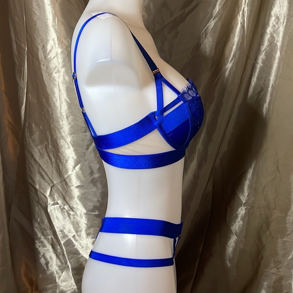 Honey Birdette Electric Blue Morgan 3 PC Set - Picture 4 of 16